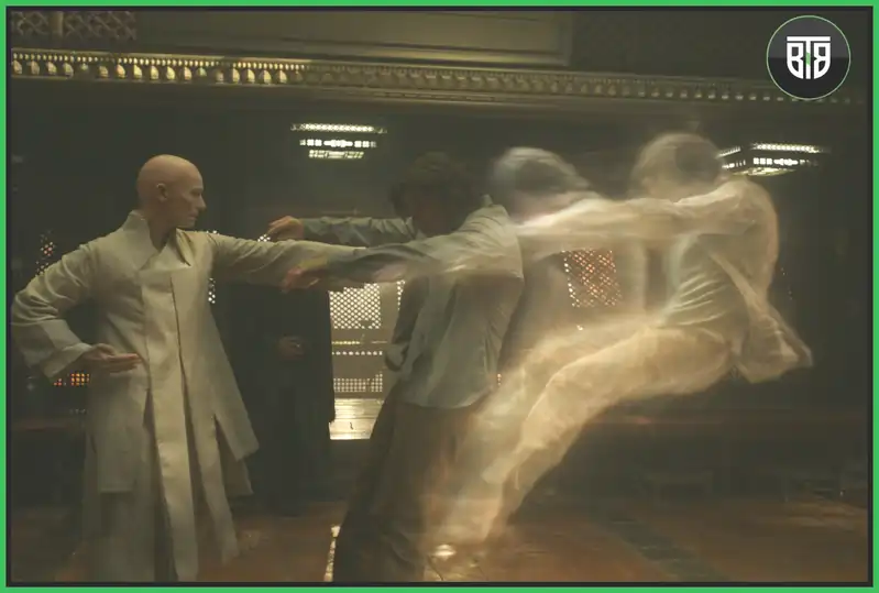 a scene of Doctor Strange 2016, the new avengers movie