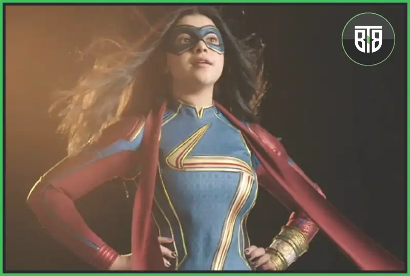 a girl with full of super powers in Ms. Marvel, Disney plus series 2022, marvel shows