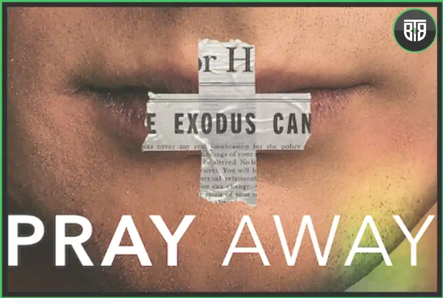 a documentary poster of Pray Away (2021), best neflix documentaries